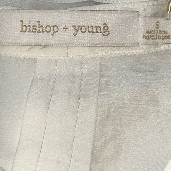 NWT Bishop + Young Bonnes Vacances Harper Smock Top Off white size Small - Picture 7 of 15